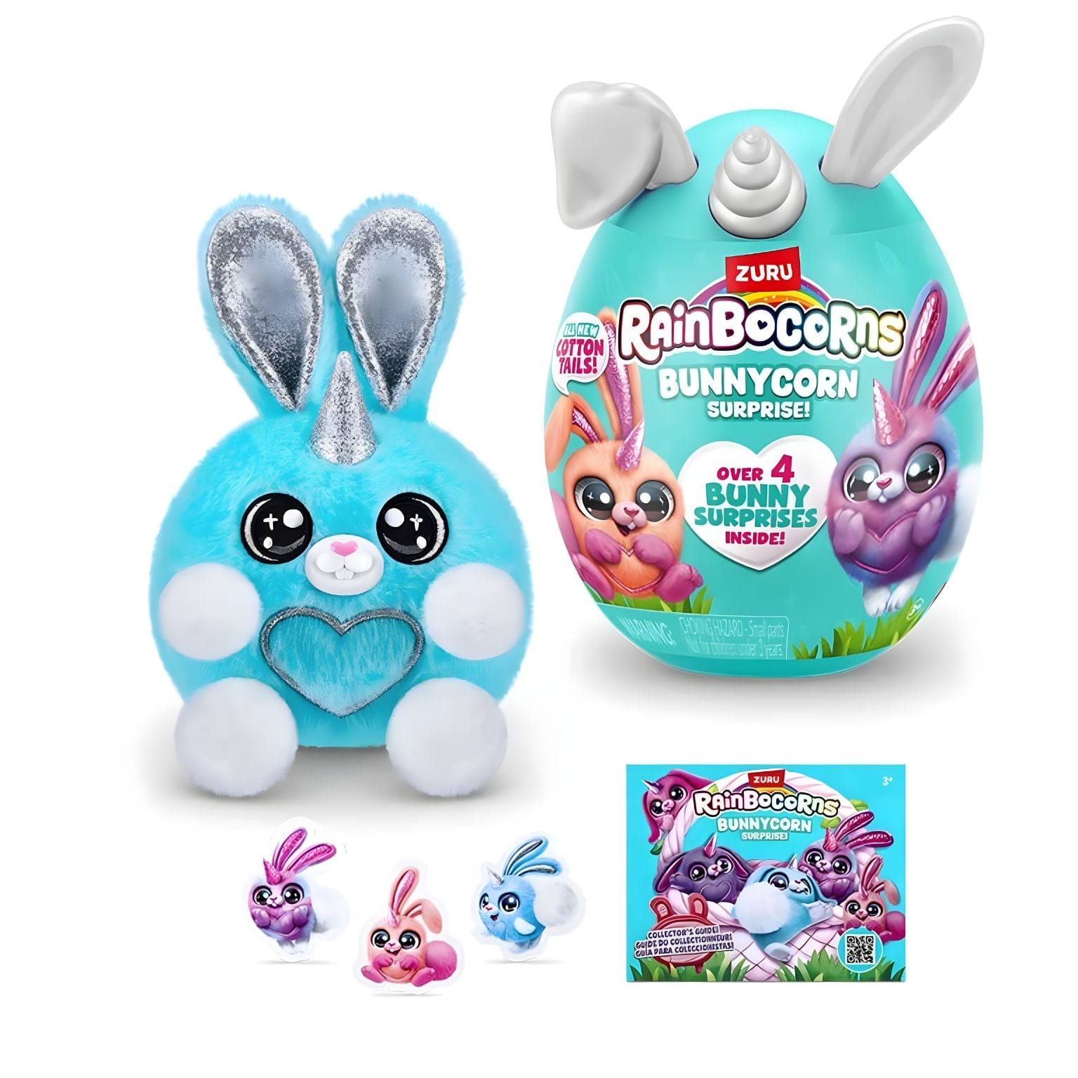 Apresentamos Peluche RainbowCorns Ovo Surpresa BunnyCorn com o SKU 852679725 recomendado para + 3 anos