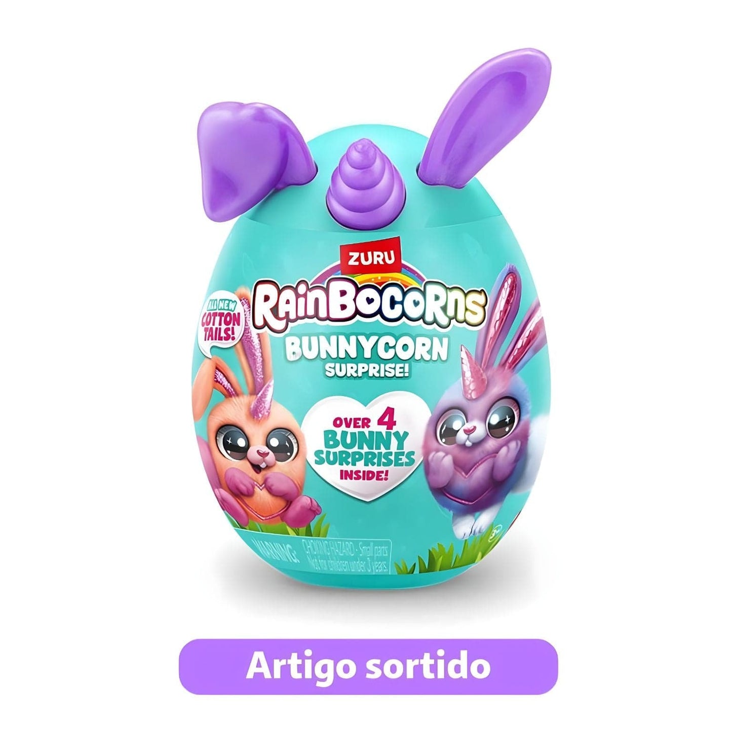 Apresentamos Peluche RainbowCorns Ovo Surpresa BunnyCorn com o SKU 852679725 recomendado para + 3 anos