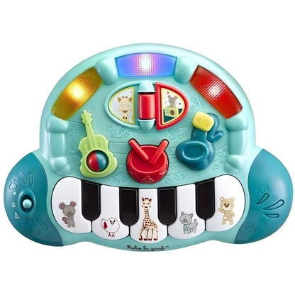 Piano folies Girafa Sofia com as luzes acesas