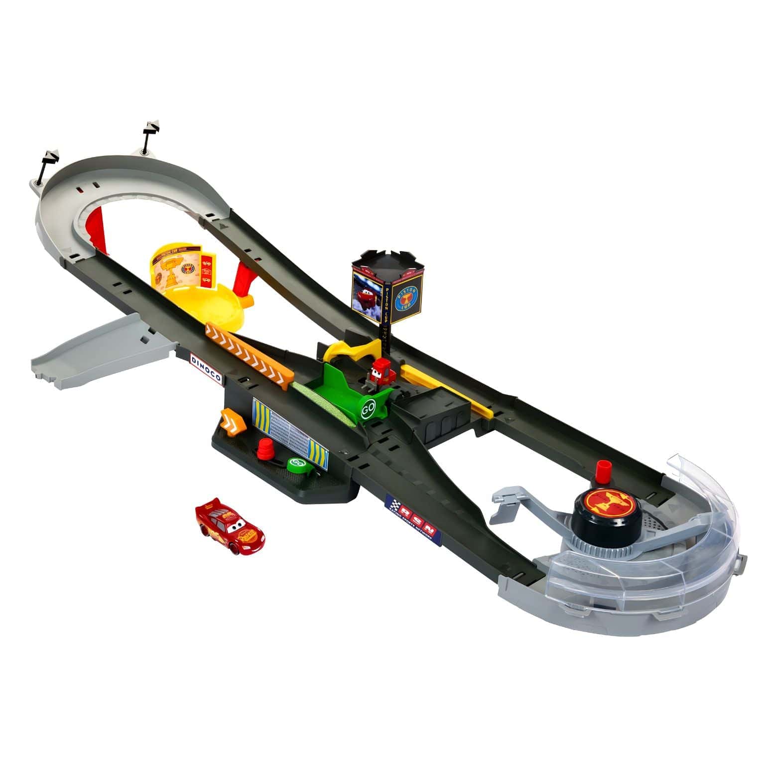 Apresentamos Pista Cars Taça Pistão com o SKU 775674024 recomendado para + 4 anos