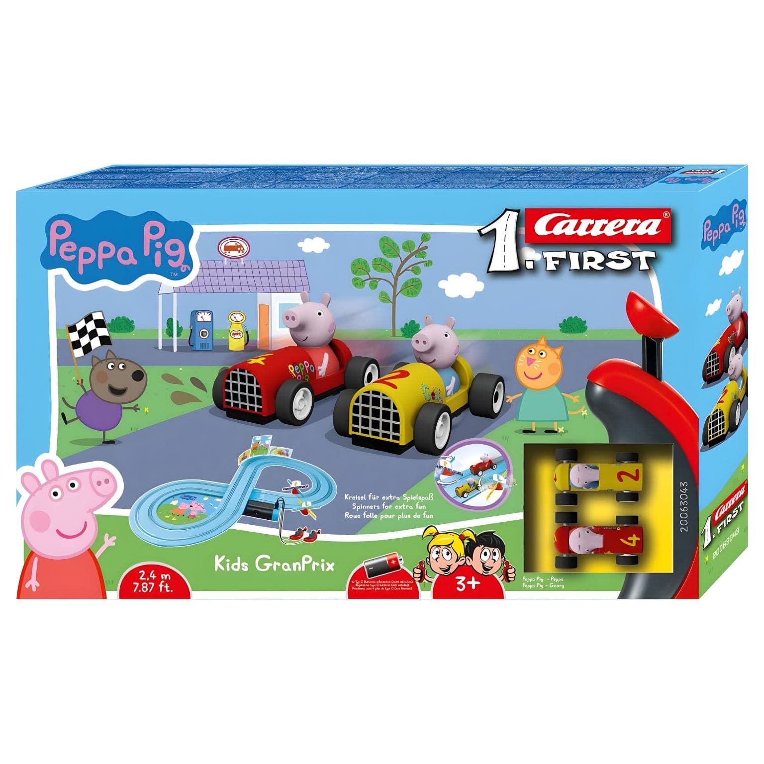 Apresentamos Pista de carros Porquinha Peppa com o SKU 853043724 recomendado para + 3 anos