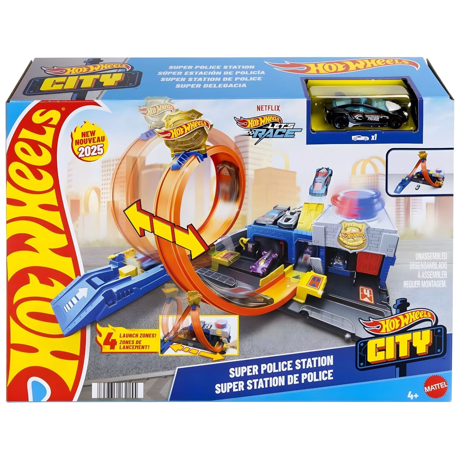 Apresentamos Pista Hot Wheels - Super Esquadra de Polícia com o SKU 776415525 recomendado para + 4 anos