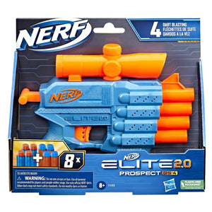 Apresentamos Nerf Elite 2.0 Prospect QS-4 com o SKU 55419025 recomendado para + 8 anos
