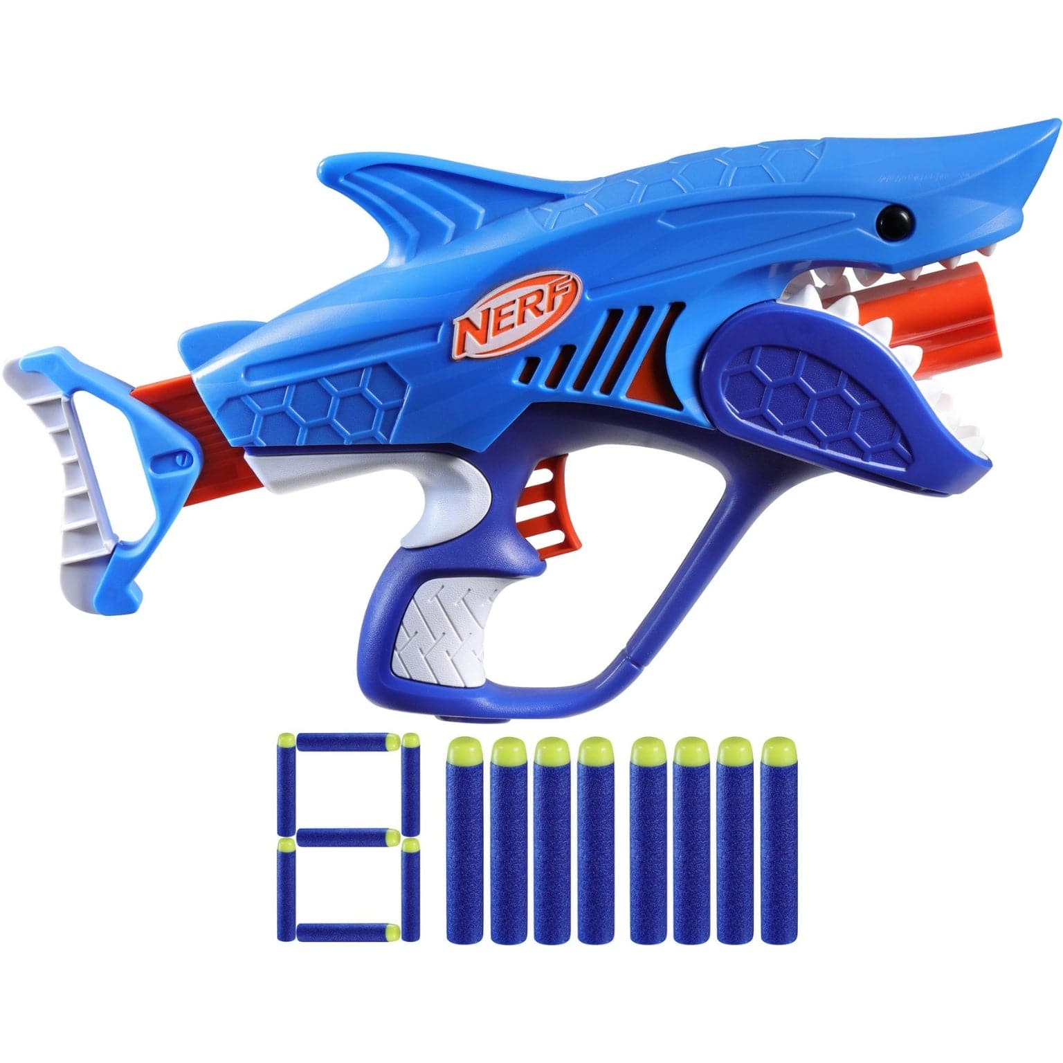 Apresentamos Nerf Junior Sharkfire com o SKU 90864524 recomendado para + 6 anos