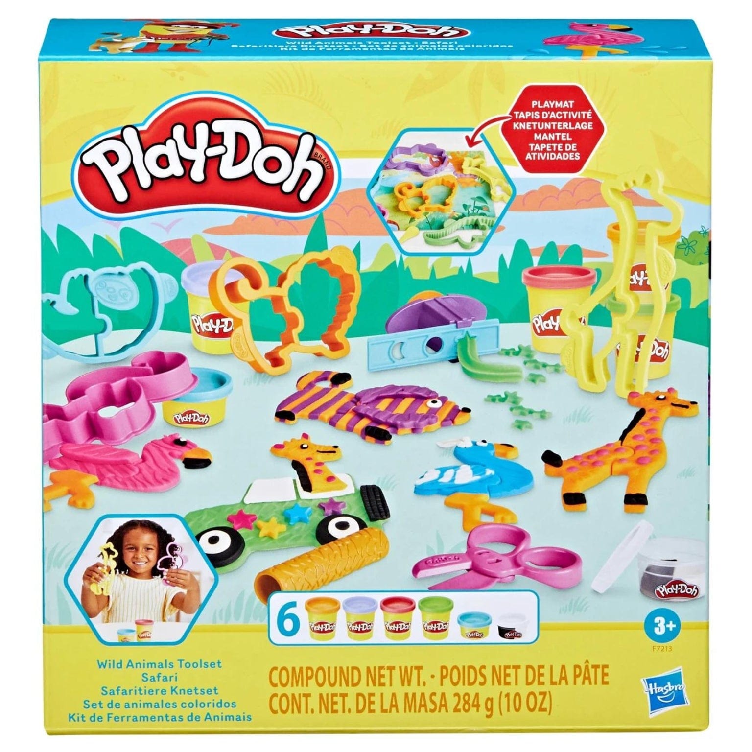 Apresentamos Play-Doh - Moldes Animais Selvagens com o SKU 90721324 recomendado para + 3 anos