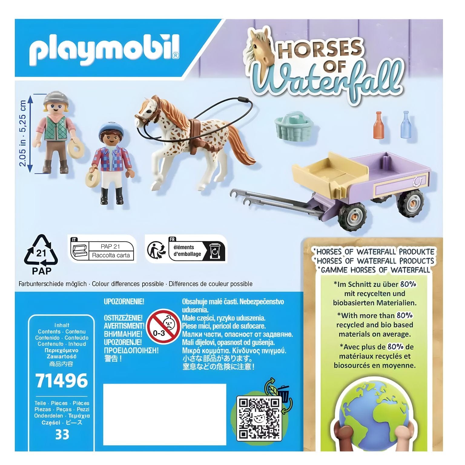 Apresentamos Playmobil Carruagem com pónei com o SKU 657149625 recomendado para + 4 anos