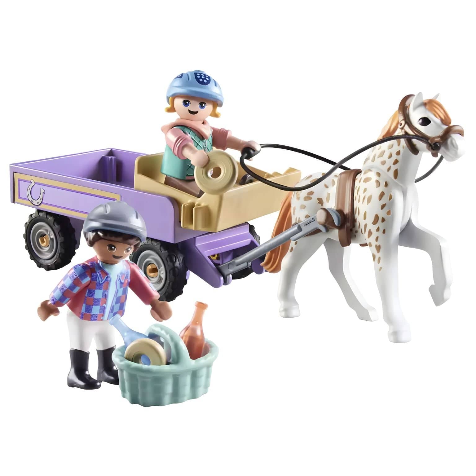 Apresentamos Playmobil Carruagem com pónei com o SKU 657149625 recomendado para + 4 anos
