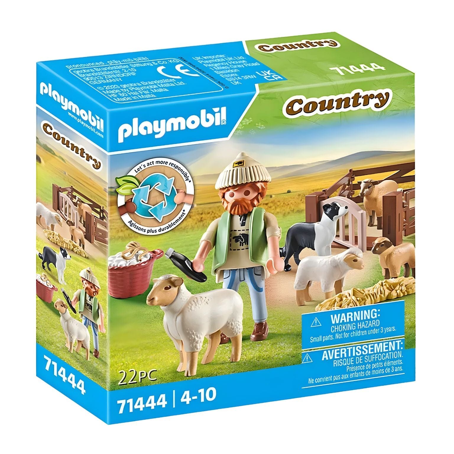 Apresentamos Playmobil Pastor com rebanho de ovelhas com o SKU 657144425 recomendado para + 4 anos