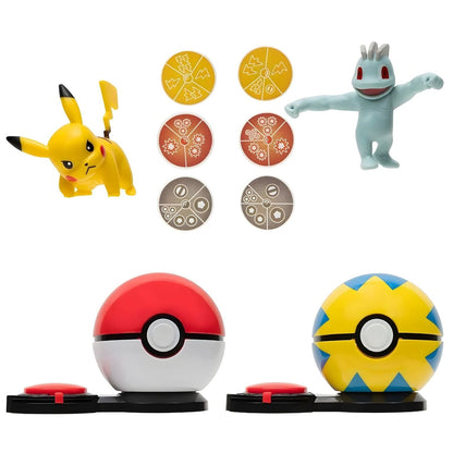 Peças do Pokémon Ataque Surpresa: figuras, Poké Balls e discos