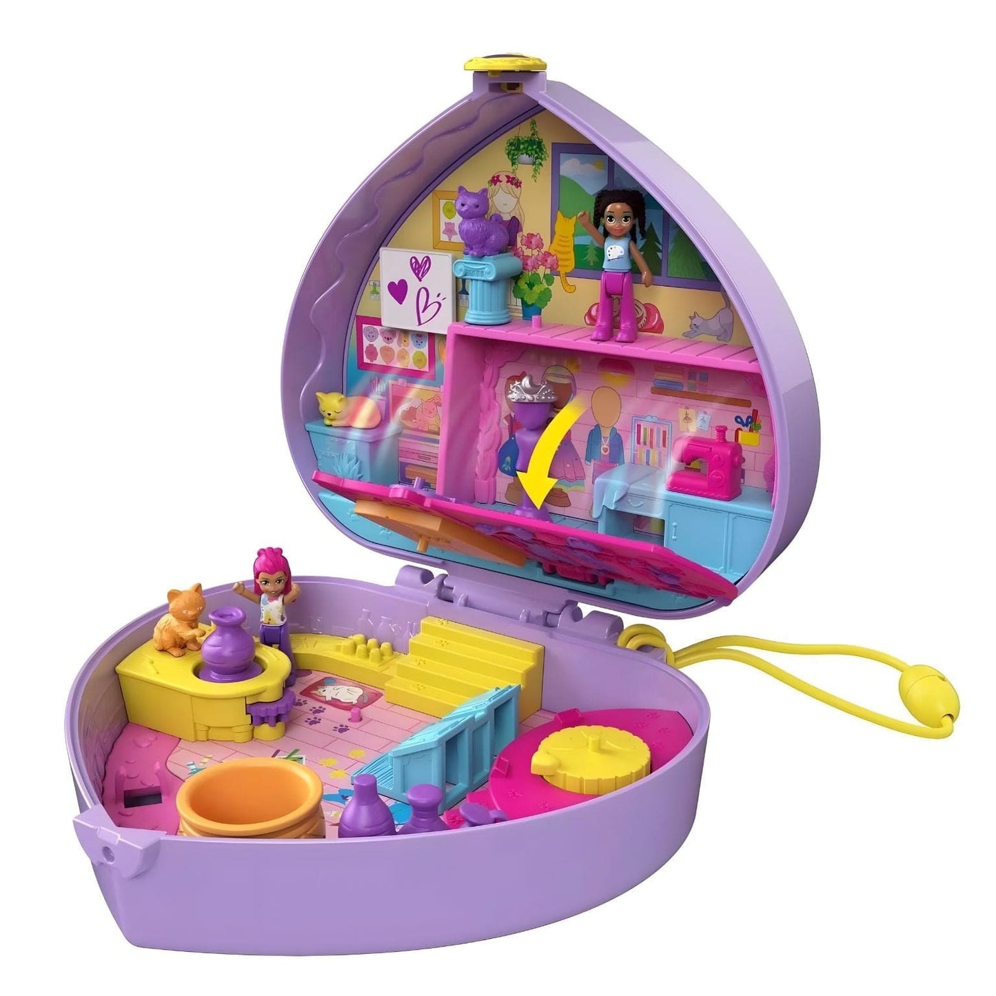 Apresentamos Polly Pocket - Atelier de pintura com o SKU 20570124 recomendado para + 4 anos