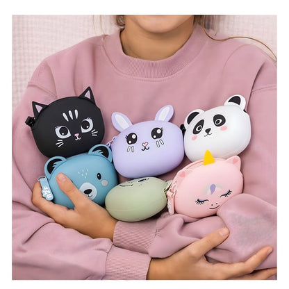 Porta Moedas silicone Panda