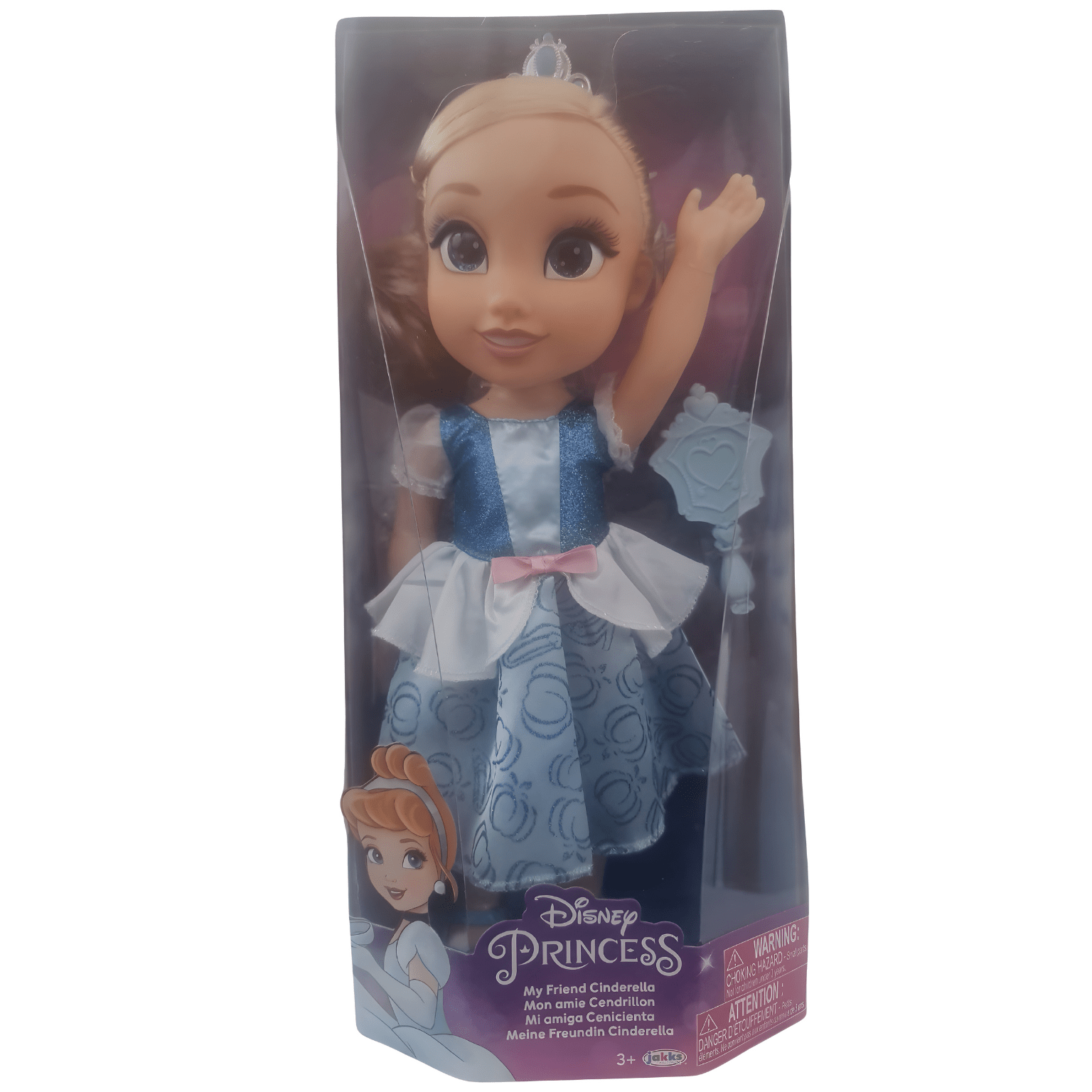 Apresentamos Boneca Disney Cinderela 35 cm com o SKU 779556023 recomendado para + 3 anos