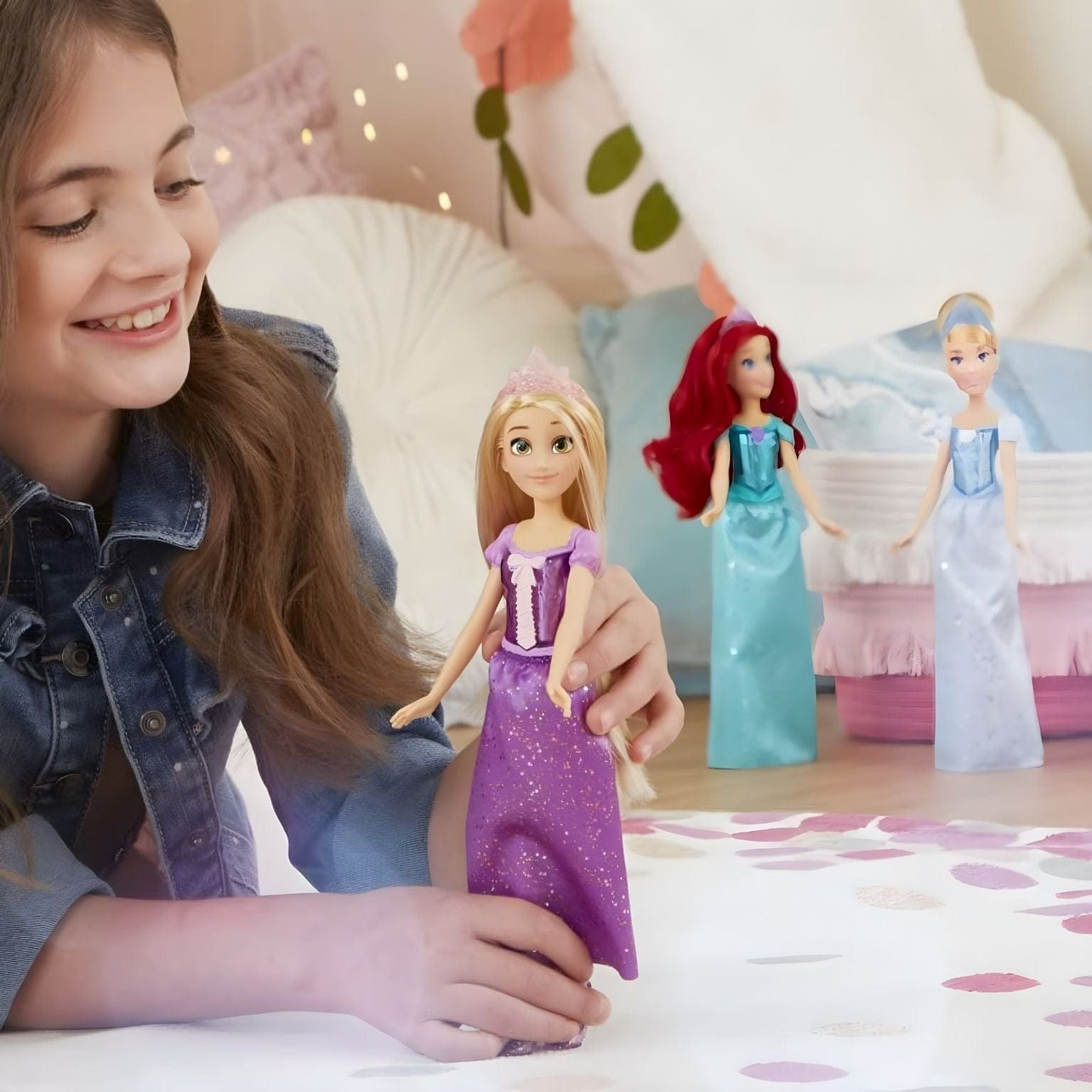 Apresentamos Princesa Disney Rapunzel Brilho Real com o SKU 777903125 recomendado para + 3 anos