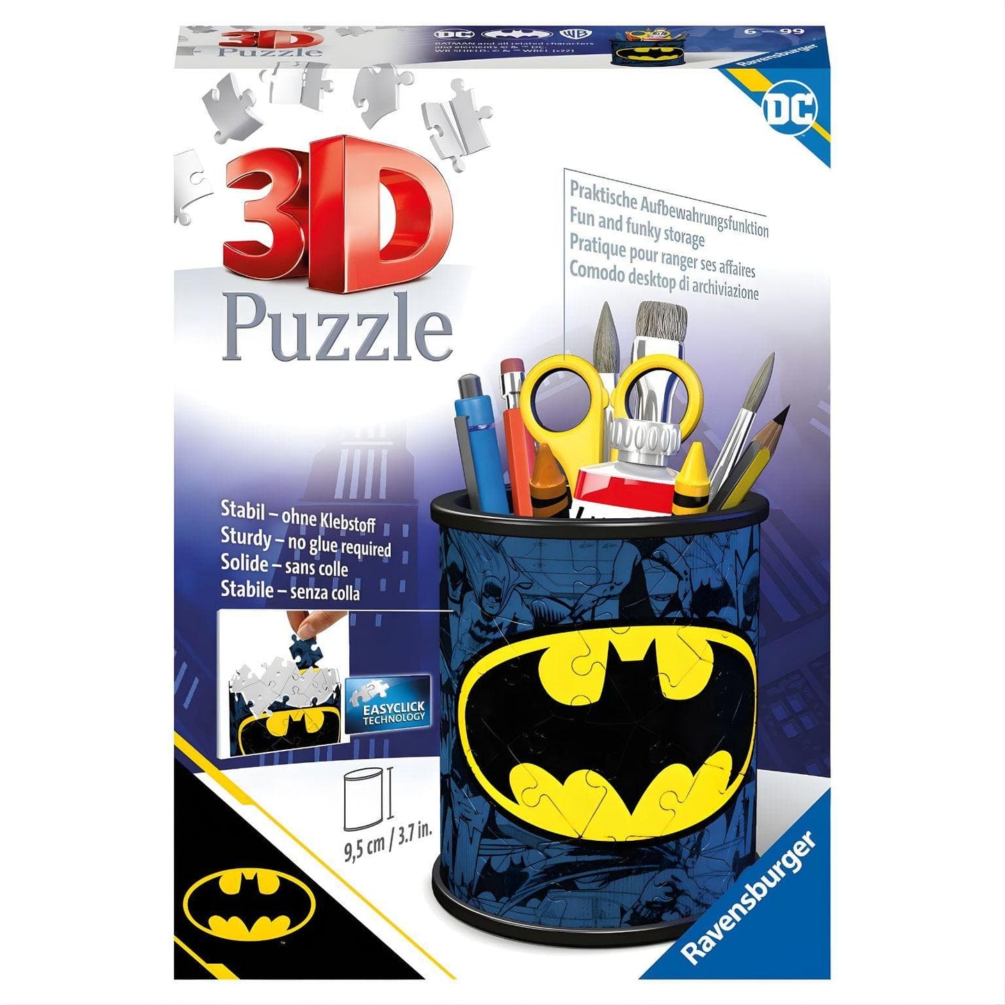 Apresentamos Puzzle 3D Batman com o SKU 861127522 recomendado para + 6 anos