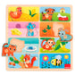 Apresentamos Puzzle Animais Comida Favorita com o SKU 85304123 recomendado para + 2 anos