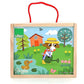 Apresentamos Puzzle de Madeira - Quatro Estações com o SKU 26264124 recomendado para + 2 anos