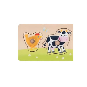 Apresentamos Puzzle de pergas - Na quinta com o SKU 45735525 recomendado para + 12 meses