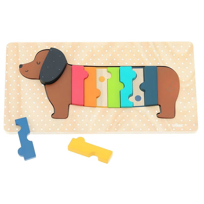 Puzzle de madeira - Cão