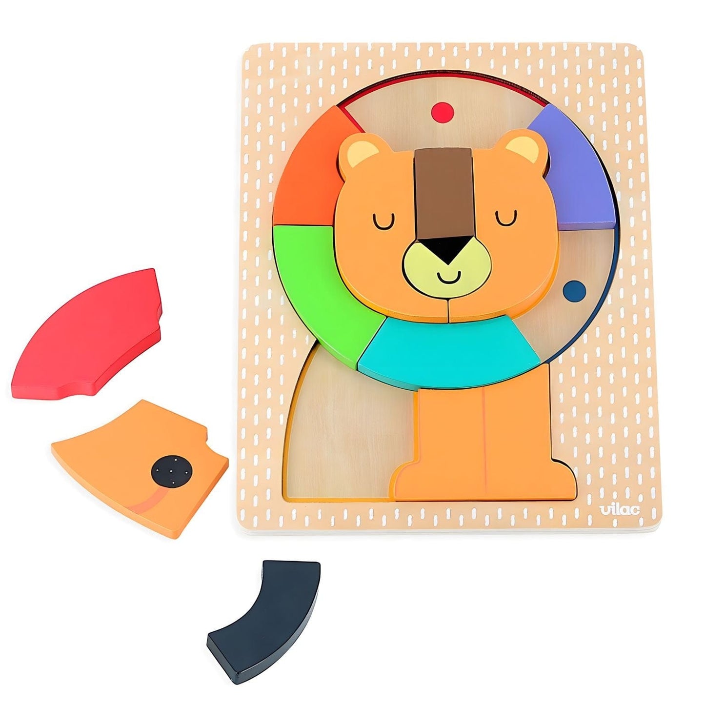 Apresentamos Puzzle de Madeira - Leão com o SKU 26741125 recomendado para + 12 meses