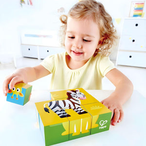 Apresentamos Puzzle em cubos Animais da Selva com o SKU 82161925 recomendado para + 2 anos