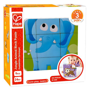 Apresentamos Puzzle em cubos Animais da Selva com o SKU 82161925 recomendado para + 2 anos