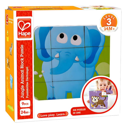 Apresentamos Puzzle em cubos Animais da Selva com o SKU 82161925 recomendado para + 2 anos