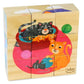 Apresentamos Puzzle em Cubos de Madeira - Animais com o SKU 26240624 recomendado para + 2 anos