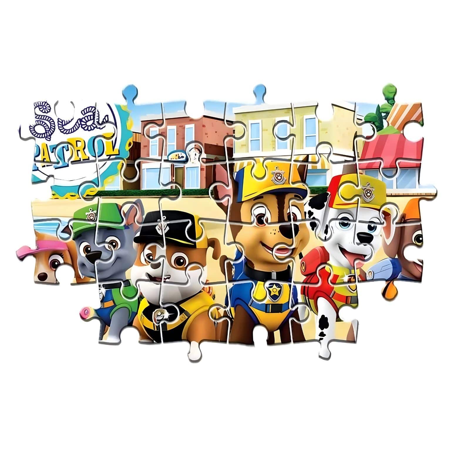 Apresentamos Puzzle Patrulha Pata 2x20 Peças com o SKU 772477924 recomendado para + 3 anos