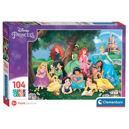 Puzzle Princesas Disney 104 pçs