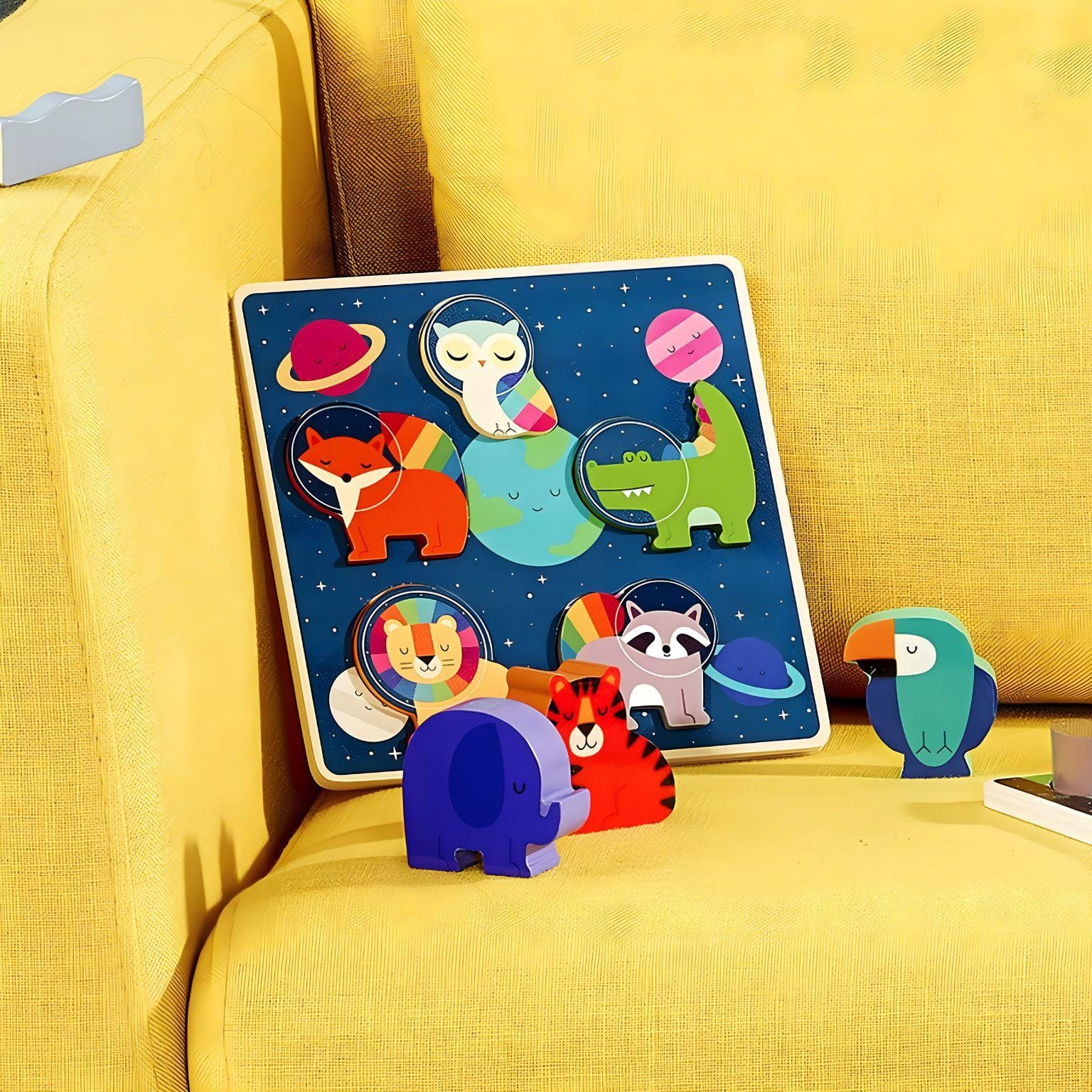 Apresentamos Puzzle Táctil Espaço de Andy Westface com o SKU 26740125 recomendado para + 2 anos