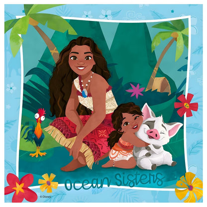 Puzzle Vaiana com Vaiana, a irmã e Pua
