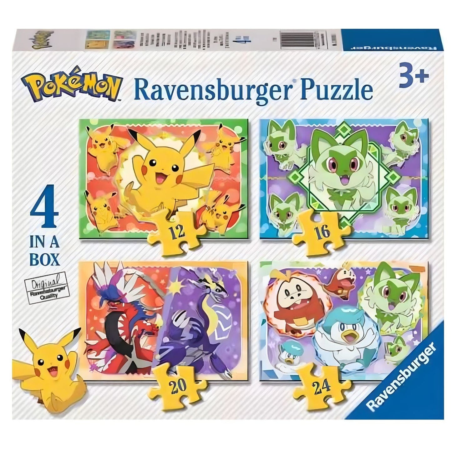 Apresentamos Puzzles Pokémon 12-16-20-24 com o SKU 770402625 recomendado para + 3 anos