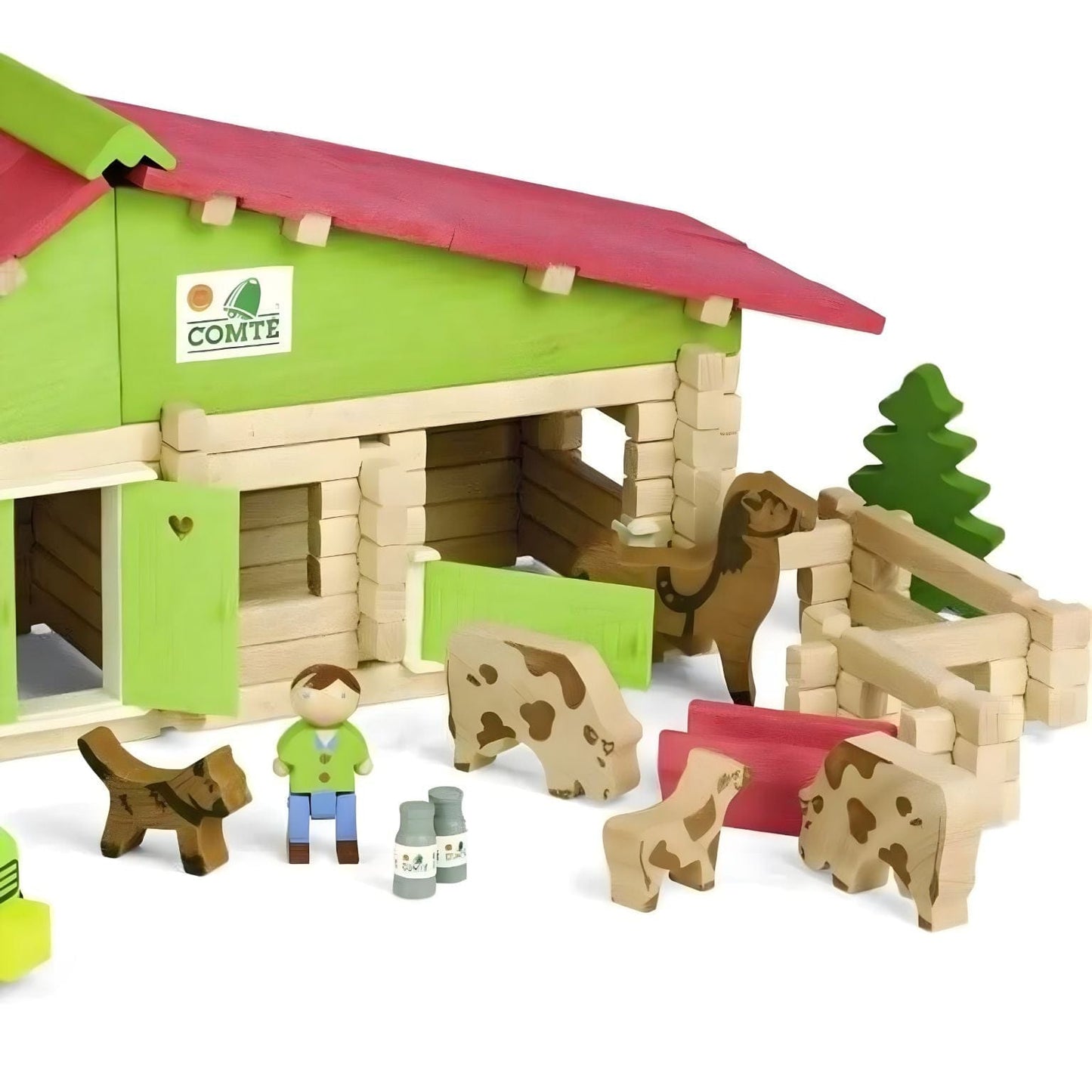 Apresentamos Quinta com tractor e Animais 140 pçs com o SKU 26805325 recomendado para + 5 anos