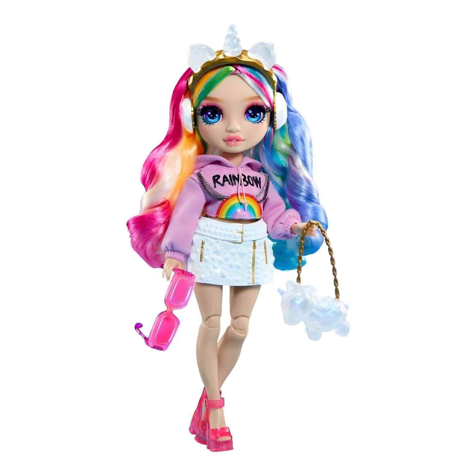 Apresentamos Rainbow High Crystal Amaya Raine com o SKU 772141125 recomendado para + 8 anos