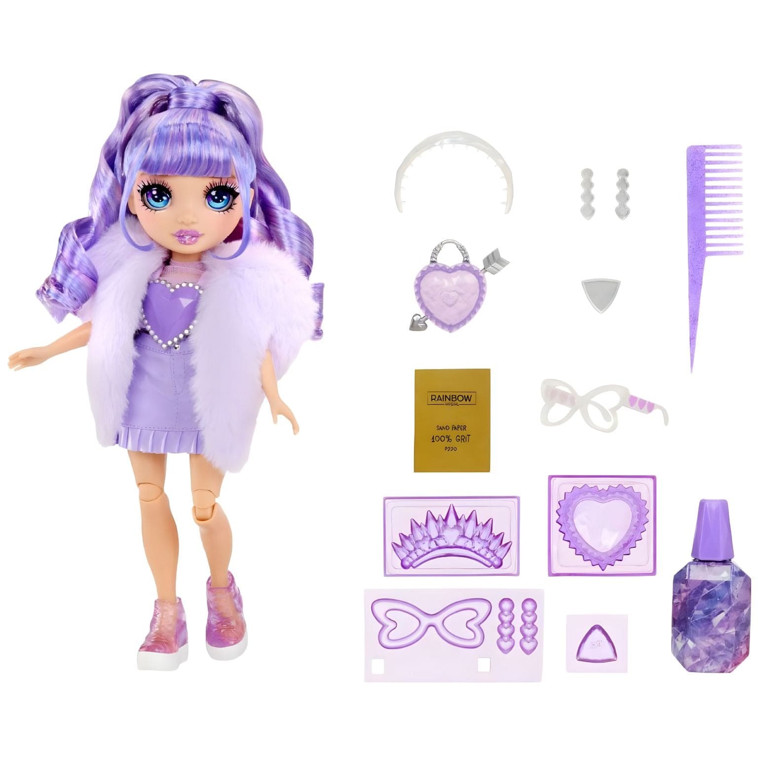Apresentamos Rainbow High Crystal Violet Willow com o SKU 772140425 recomendado para + 8 anos