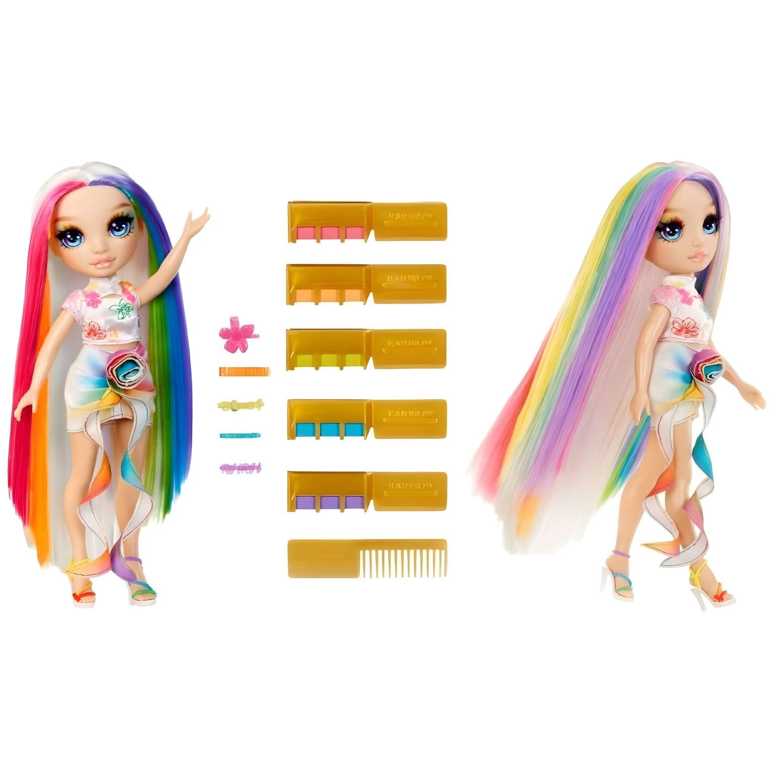 Apresentamos Rainbow High Hair Chalk & Style Amaya Raine com o SKU 772678025 recomendado para + 6 anos