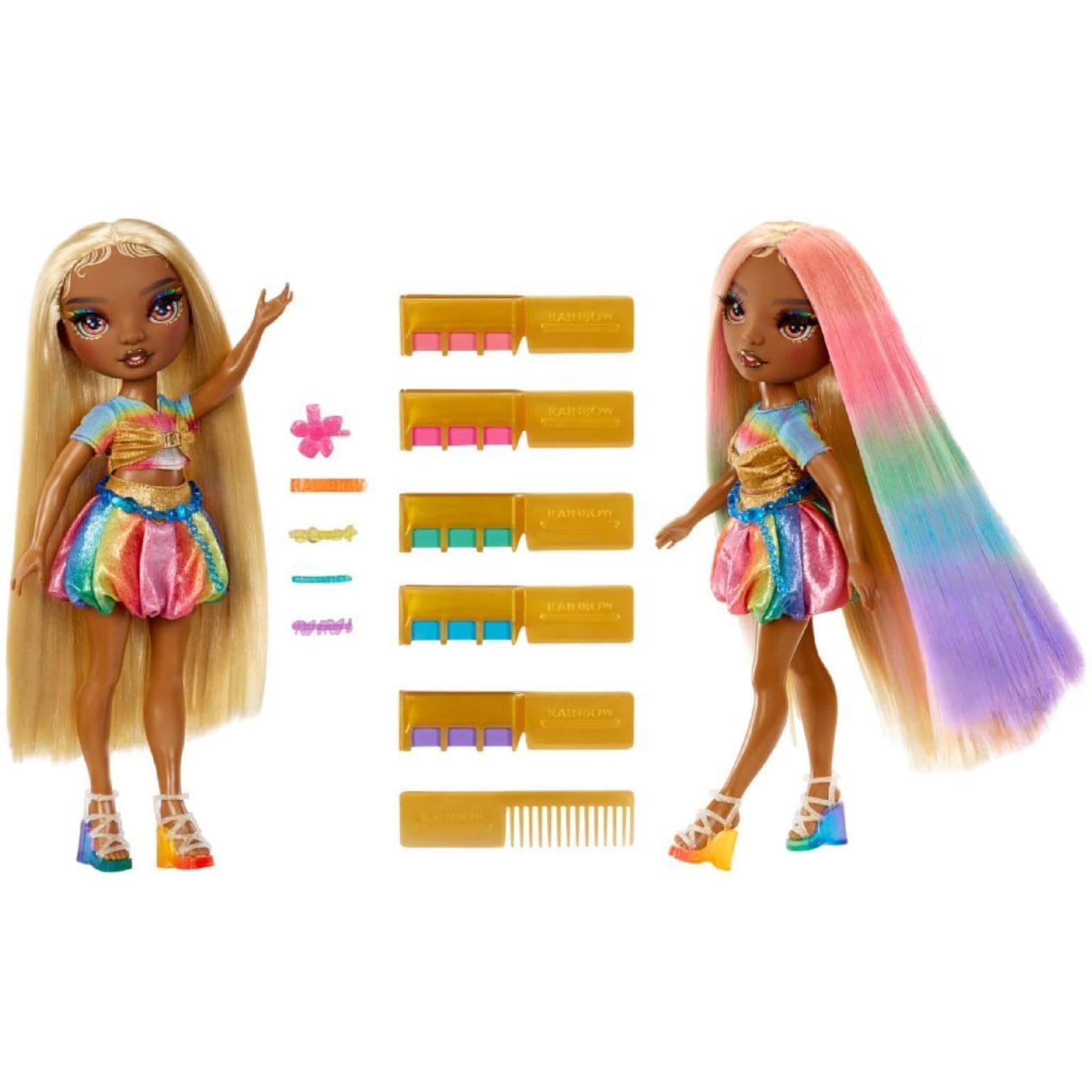 Apresentamos Rainbow High Hair Chalk & Style Meline Luxe com o SKU 772679725 recomendado para + 6 anos