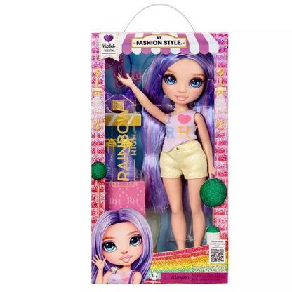 Rainbow High My Fashion Style Violet na embalagem