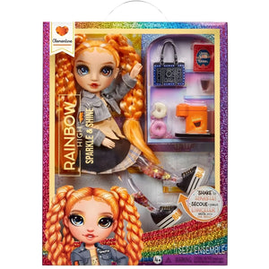 Apresentamos Rainbow High Sparkle & Shine Clementine com o SKU 772780325 recomendado para + 4 anos