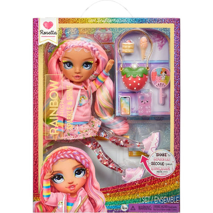 Apresentamos Rainbow High Sparkle & Shine Rosetta com o SKU 772778025 recomendado para + 4 anos