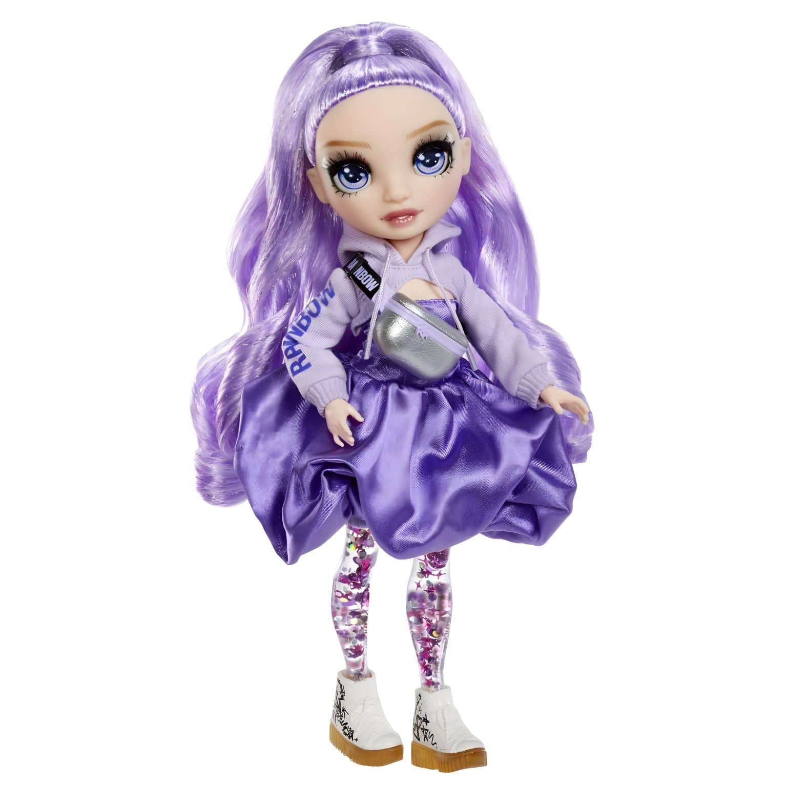 Apresentamos Rainbow High Sparkle & Shine Viola com o SKU 772781025 recomendado para + 4 anos