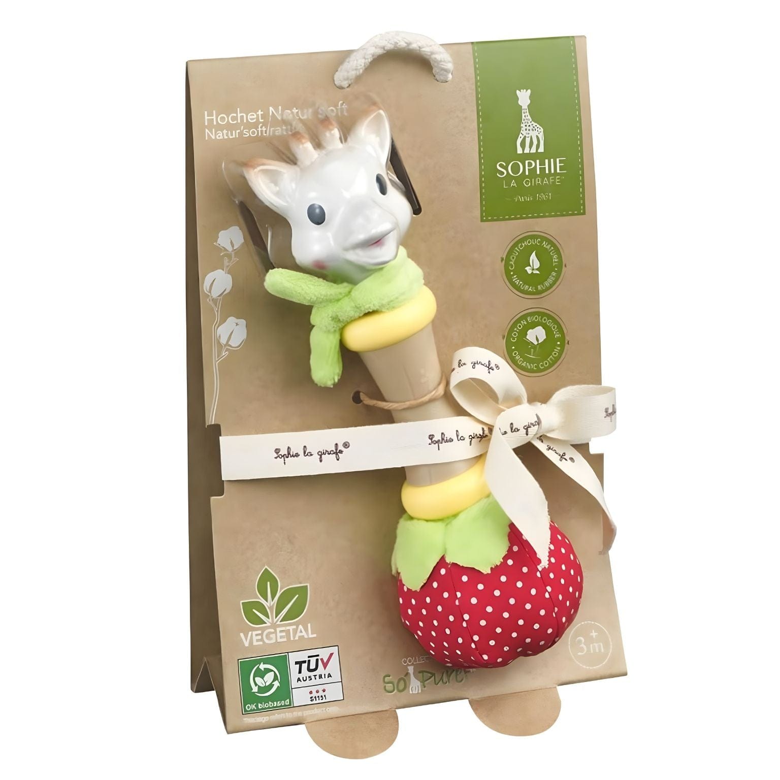 Apresentamos Roca chocalho Natur'soft com o SKU 102013424 recomendado para + 3 meses