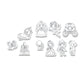 Apresentamos Carimbos Princesas e Fadas com o SKU 711078425 recomendado para + 4 anos