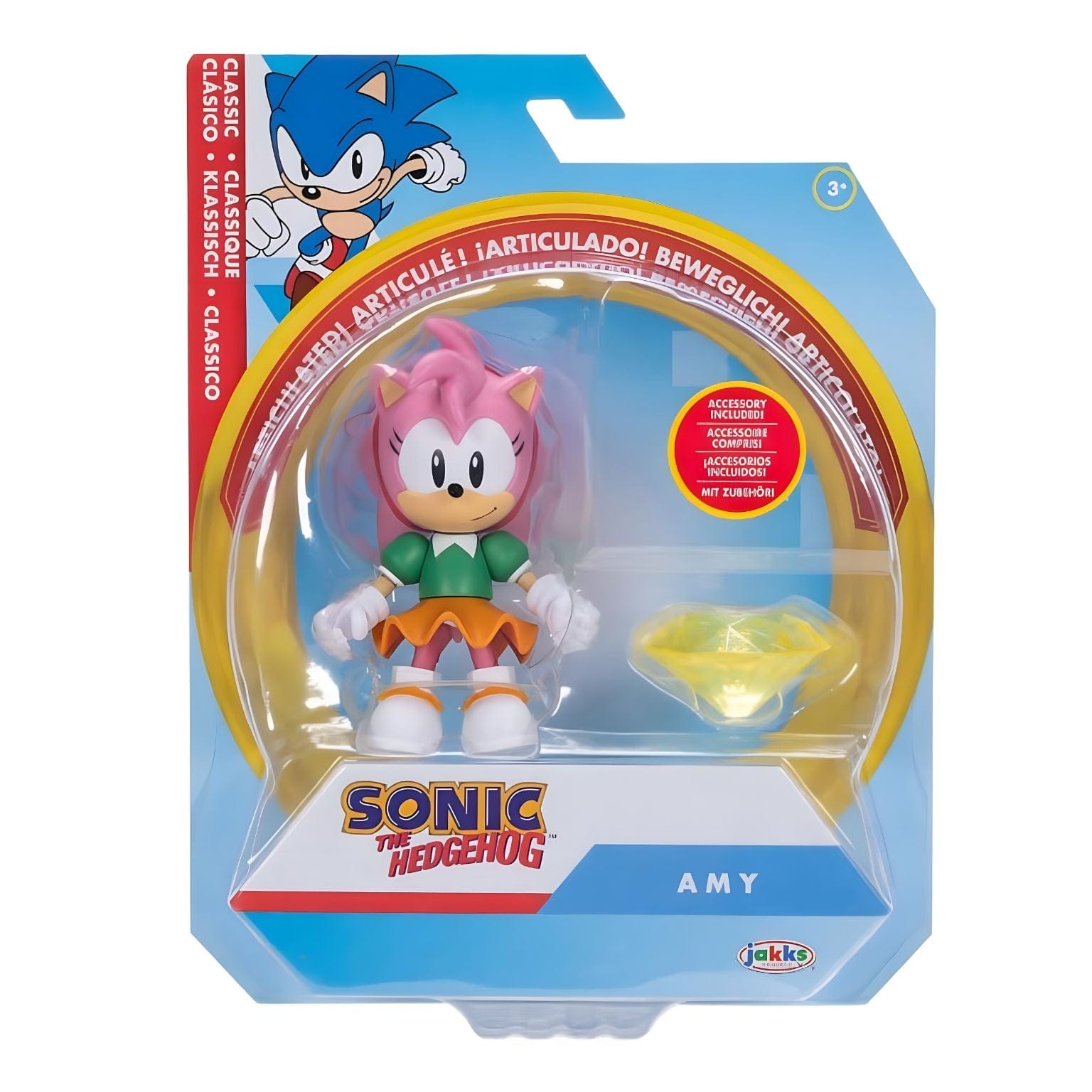 Apresentamos Sonic The Hedgehog - Amy com o SKU 234230925 recomendado para + 3 anos