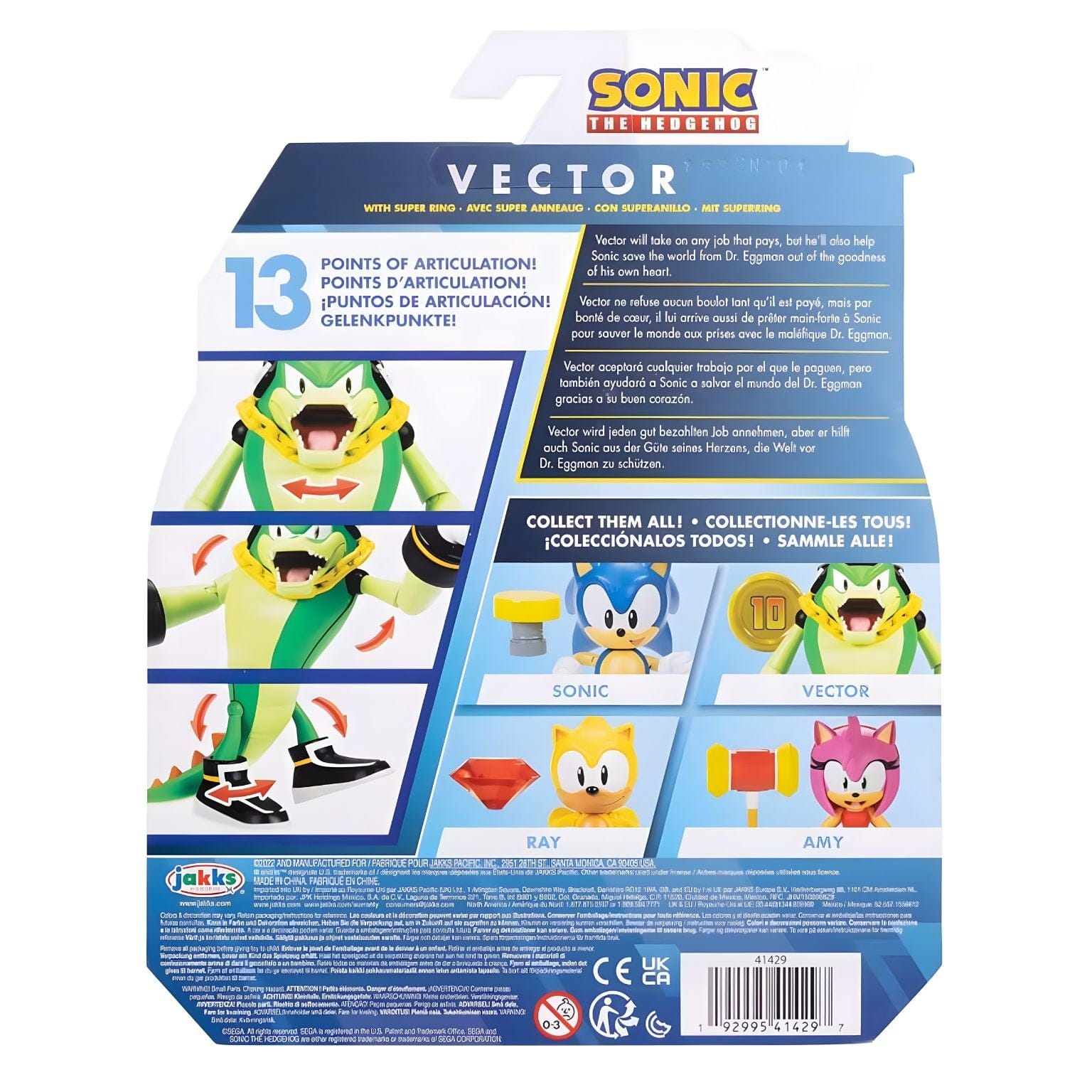 Apresentamos Sonic The Hedgehog - Vector com o SKU 234142925 recomendado para + 3 anos