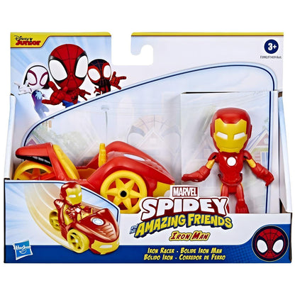 Spidey and his Amazing Friends Iron Man e Corredor de Ferro na caixa