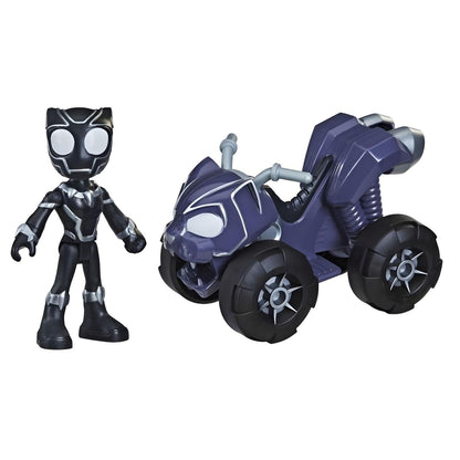 Spidey and his Amazing Friends Pantera Negra e Quadriciclo Pantera
