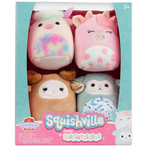 Apresentamos Squishville Mini Squishmallows - Esquadrão do celeiro com o SKU 23050624 recomendado para + 3 anos