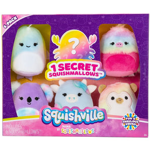 Apresentamos Squishville Mini Squishmallows – Esquadrão Fabuloso com o SKU 23038924 recomendado para + 3 anos