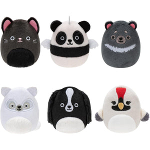 Apresentamos Squishville Mini Squishmallows - Esquadrão Preto e Branco com o SKU 23050924 recomendado para + 3 anos